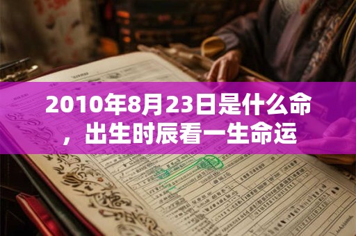 2010年8月23日是什么命,出生时辰看一生命运 2010年8月23日是什么命,出生时辰看一生命运