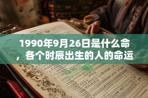 1990年9月26日是什么命,各个时辰出生的人的命运 1990年9月26日是什么命,各个时辰出生的人的命运