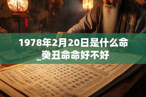 1978年2月20日是什么命_癸丑命命好不好 1978年2月20日是什么命_癸丑命命好不好