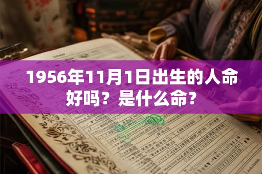 1956年11月1日出生的人命好吗?是什么命? 1956年11月1日出生的人命好吗?是什么命?