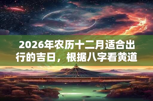 2026年农历十二月适合出行的吉日,根据八字看黄道吉日 2026年农历十二月适合出行的吉日,根据八字看黄道吉日
