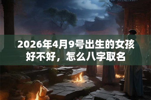 2026年4月9号出生的女孩好不好，怎么八字取名