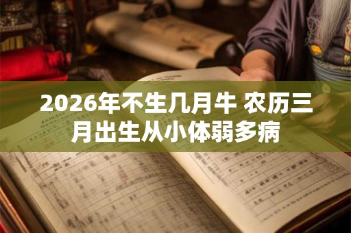 2026年不生几月牛 农历三月出生从小体弱多病 2026年不生几月牛 农历三月出生从小体弱多病