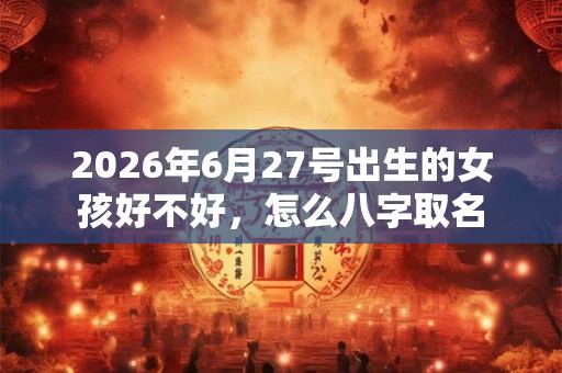 2026年6月27号出生的女孩好不好，怎么八字取名