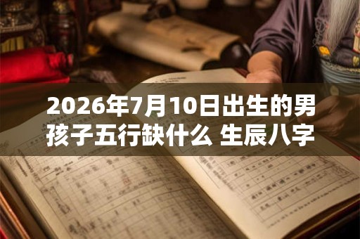 2026年7月10日出生的男孩子五行缺什么 生辰八字高分取名