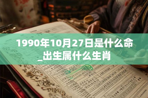 1990年10月27日是什么命_出生属什么生肖