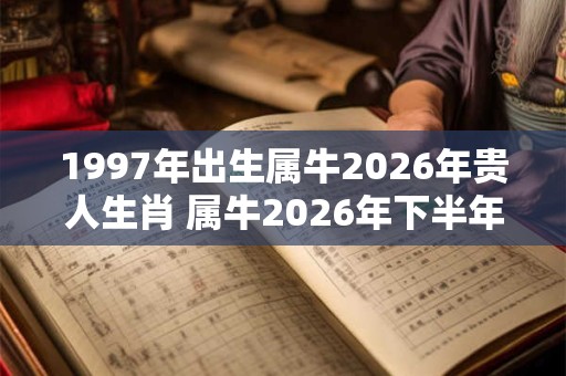 1997年出生属牛2026年贵人生肖 属牛2026年下半年运势