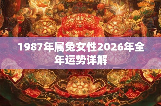 1987年属兔女性2026年全年运势详解 1987年属兔女性2026年全年运势详解