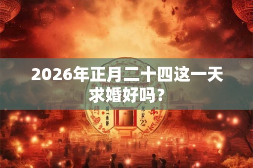 2026年正月二十四这一天求婚好吗? 2026年正月二十四这一天求婚好吗?