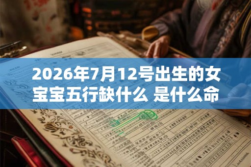 2026年7月12号出生的女宝宝五行缺什么 是什么命 2026年7月12号出生的女宝宝五行缺什么 是什么命