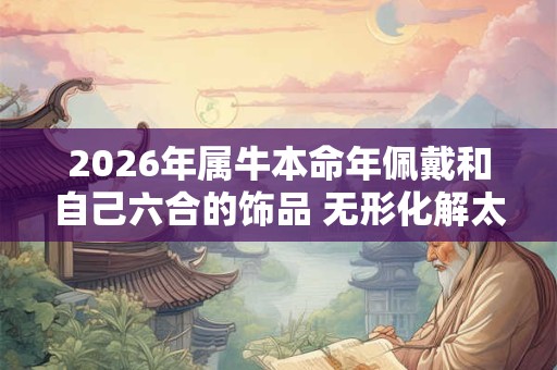 2026年属牛本命年佩戴和自己六合的饰品 无形化解太岁影响 2026年属牛本命年佩戴和自己六合的饰品 无形化解太岁影响