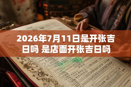 2026年7月11日是开张吉日吗 是店面开张吉日吗