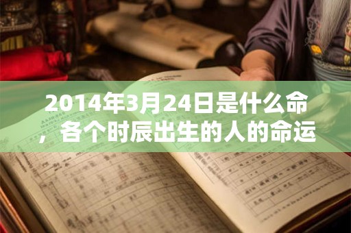 2014年3月24日是什么命,各个时辰出生的人的命运 2014年3月24日是什么命,各个时辰出生的人的命运