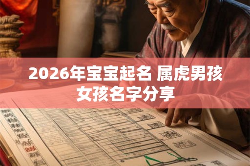 2026年宝宝起名 属虎男孩女孩名字分享 2026年宝宝起名 属虎男孩女孩名字分享