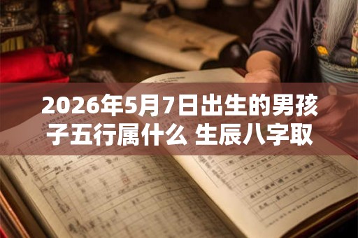 2026年5月7日出生的男孩子五行属什么 生辰八字取名 2026年5月7日出生的男孩子五行属什么 生辰八字取名