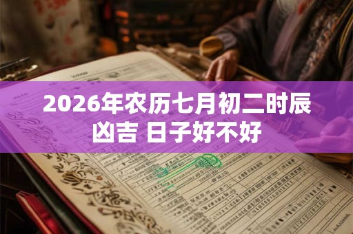 2026年农历七月初二时辰凶吉 日子好不好