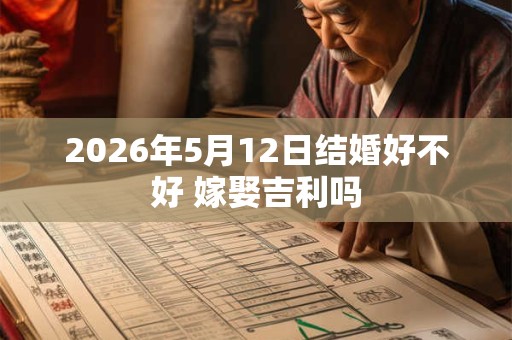 2026年5月12日结婚好不好 嫁娶吉利吗 2026年5月12日结婚好不好 嫁娶吉利吗