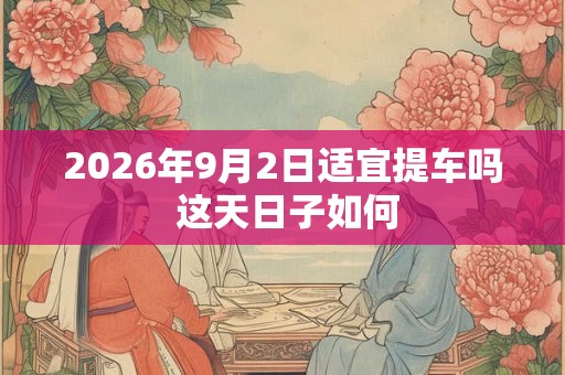 2026年9月2日适宜提车吗 这天日子如何 2026年9月2日适宜提车吗 这天日子如何