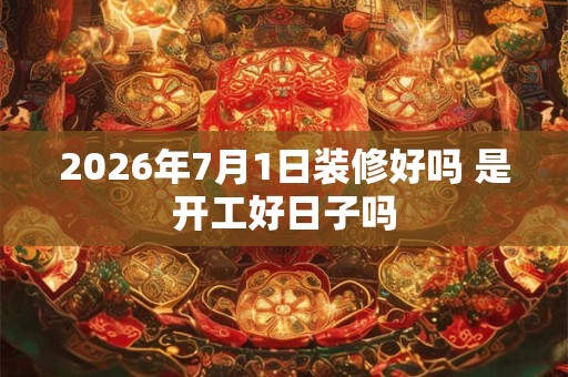 2026年7月1日装修好吗 是开工好日子吗 2026年7月1日装修好吗 是开工好日子吗