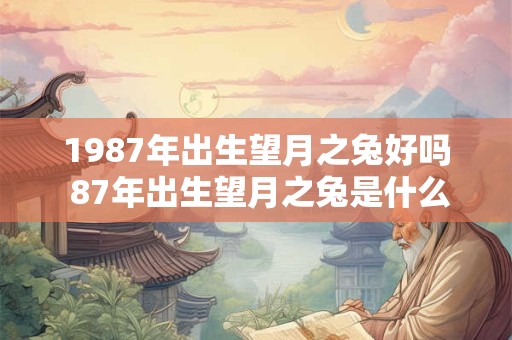 1987年出生望月之兔好吗 87年出生望月之兔是什么命 1987年出生望月之兔好吗 87年出生望月之兔是什么命