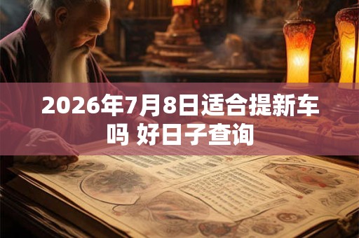2026年7月8日适合提新车吗 好日子查询
