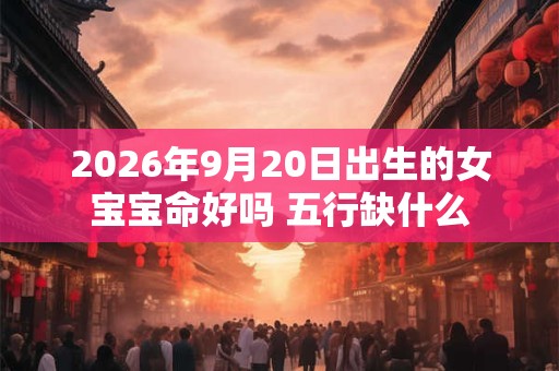 2026年9月20日出生的女宝宝命好吗 五行缺什么