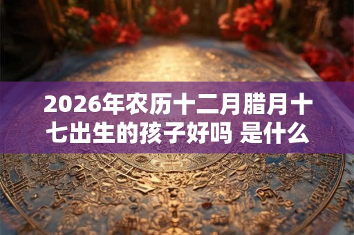 2026年农历十二月腊月十七出生的孩子好吗 是什么命 2026年农历十二月腊月十七出生的孩子好吗 是什么命