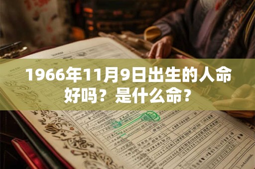 1966年11月9日出生的人命好吗?是什么命? 1966年11月9日出生的人命好吗?是什么命?