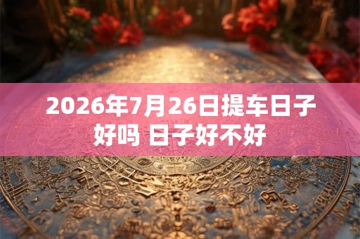 2026年7月26日提车日子好吗 日子好不好 2026年7月26日提车日子好吗 日子好不好