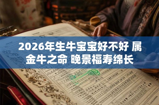2026年生牛宝宝好不好 属金牛之命 晚景福寿绵长