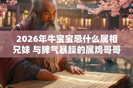 2026年牛宝宝忌什么属相兄妹 与脾气暴躁的属鸡哥哥不合
