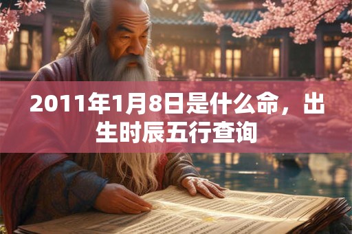 2011年1月8日是什么命，出生时辰五行查询