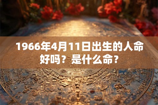 1966年4月11日出生的人命好吗?是什么命? 1966年4月11日出生的人命好吗?是什么命?
