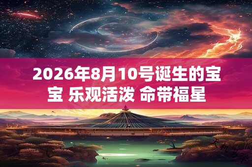 2026年8月10号诞生的宝宝 乐观活泼 命带福星 2026年8月10号诞生的宝宝 乐观活泼 命带福星