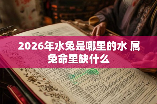 2026年水兔是哪里的水 属兔命里缺什么 2026年水兔是哪里的水 属兔命里缺什么