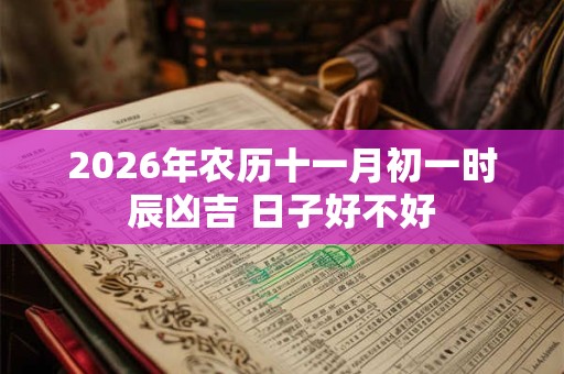2026年农历十一月初一时辰凶吉 日子好不好 2026年农历十一月初一时辰凶吉 日子好不好