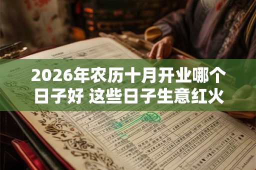 2026年农历十月开业哪个日子好 这些日子生意红火 2026年农历十月开业哪个日子好 这些日子生意红火