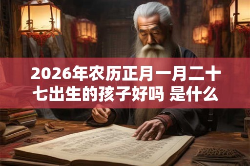 2026年农历正月一月二十七出生的孩子好吗 是什么命 2026年农历正月一月二十七出生的孩子好吗 是什么命