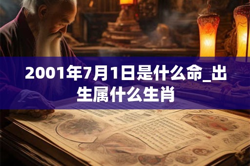 2001年7月1日是什么命_出生属什么生肖 2001年7月1日是什么命_出生属什么生肖