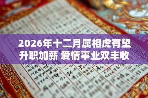 2026年十二月属相虎有望升职加薪 爱情事业双丰收