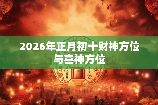 2026年正月初十财神方位与喜神方位 2026年正月初十财神方位与喜神方位