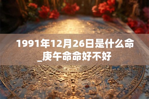 1991年12月26日是什么命_庚午命命好不好 1991年12月26日是什么命_庚午命命好不好
