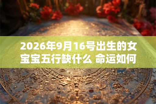 2026年9月16号出生的女宝宝五行缺什么 命运如何 2026年9月16号出生的女宝宝五行缺什么 命运如何