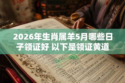2026年生肖属羊5月哪些日子领证好 以下是领证黄道吉日 2026年生肖属羊5月哪些日子领证好 以下是领证黄道吉日