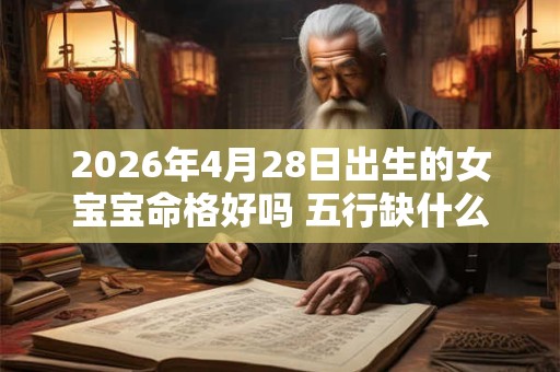 2026年4月28日出生的女宝宝命格好吗 五行缺什么
