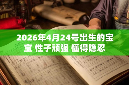 2026年4月24号出生的宝宝 性子顽强 懂得隐忍