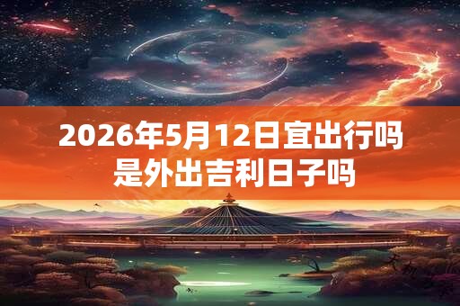 2026年5月12日宜出行吗 是外出吉利日子吗 2026年5月12日宜出行吗 是外出吉利日子吗