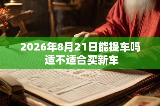 2026年8月21日能提车吗 适不适合买新车
