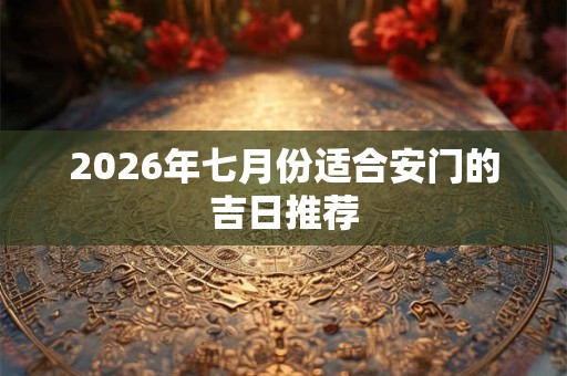 2026年七月份适合安门的吉日推荐 2026年七月份适合安门的吉日推荐