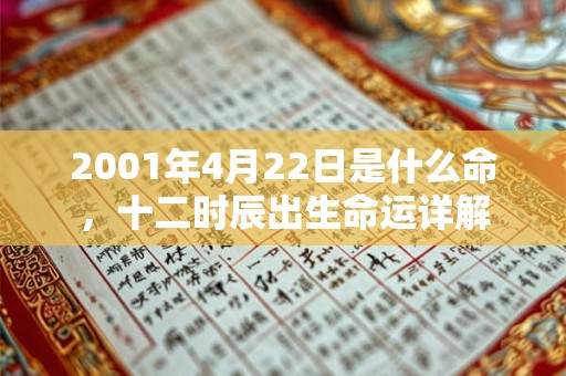 2001年4月22日是什么命,十二时辰出生命运详解 2001年4月22日是什么命,十二时辰出生命运详解